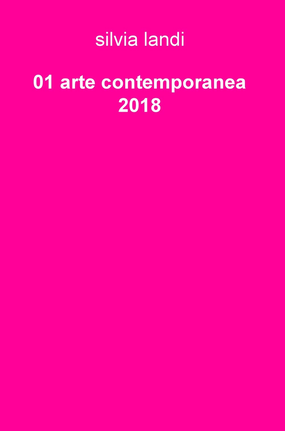 01 arte contemporanea 2018