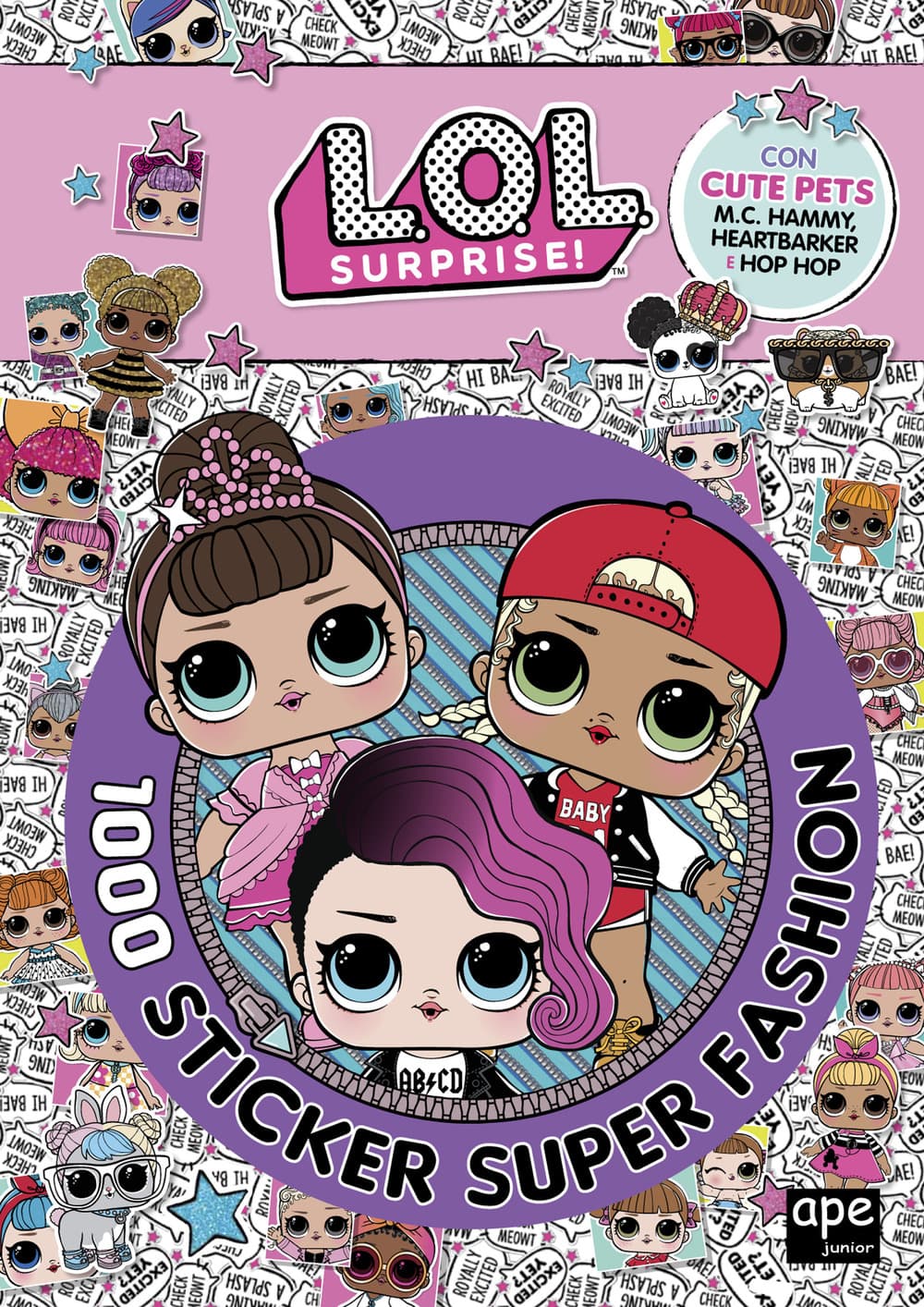 1000 sticker. L.O.L. Surprise! Con adesivi