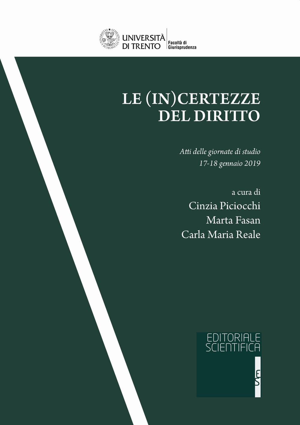 (in)certezze del diritto