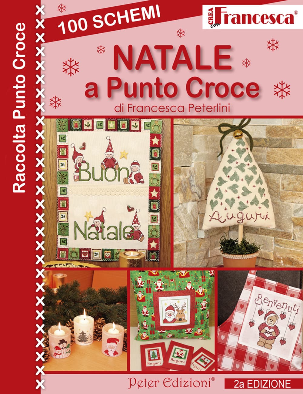 100 schemi Natale a punto croce