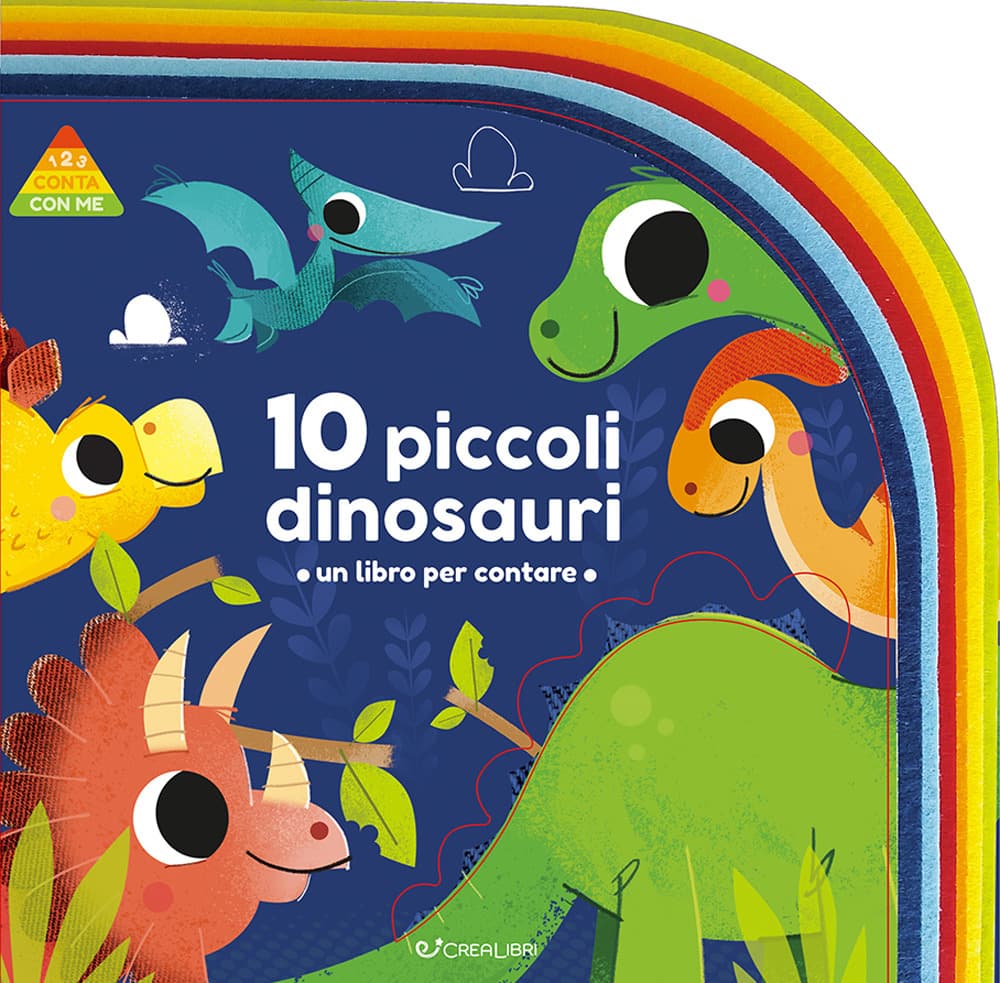 10 piccoli dinosauri. 1 2 3 conta con me